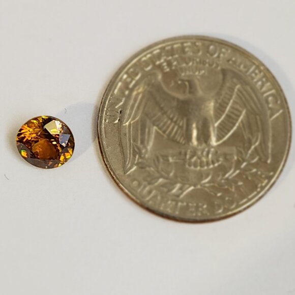 Sphene 7.18mm x 6.88mm x 4.30mm Oval 1.47ct Loose Gemstone - Picture 10 of 16